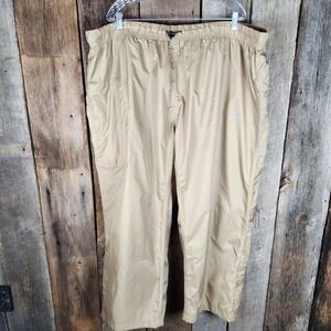 Arctix Mens 4XL Rain Pants Tan Khaki Waterproof‎ Outdoor Hiking Cargo 52-54W 30L
